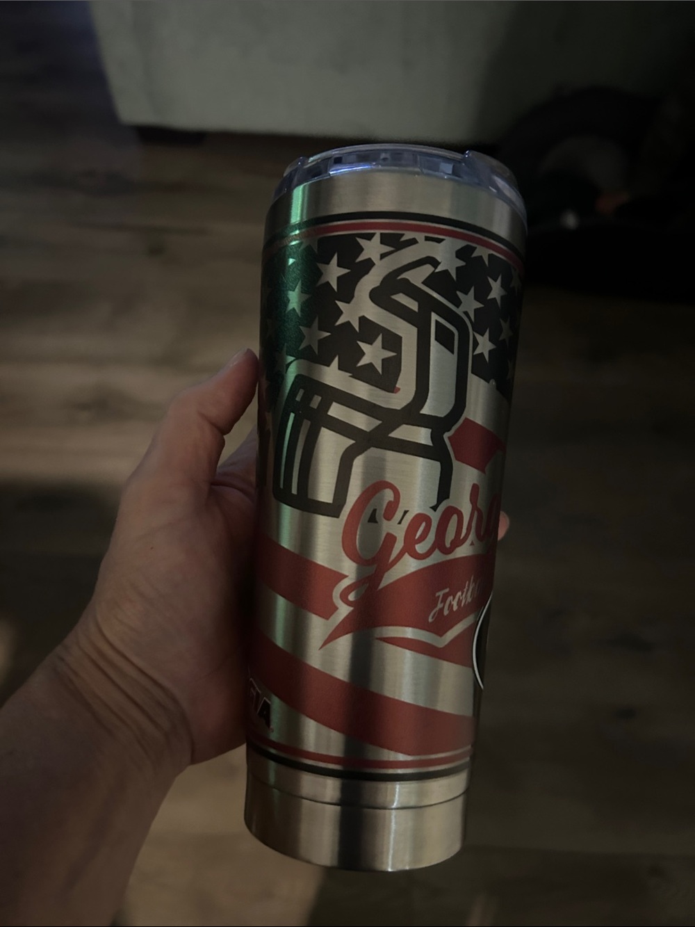 GAP Stainless Steel Red, Blue, White Travel Tumbler